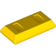Tile Special 1 x 2 with Sloped Walls AKA Money / Gold Bar [Ingot] (99563)