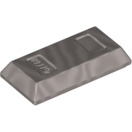 Tile Special 1 x 2 with Sloped Walls AKA Money / Gold Bar [Ingot] (99563)
