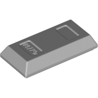 Tile Special 1 x 2 with Sloped Walls AKA Money / Gold Bar [Ingot] (99563)