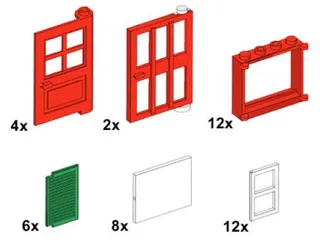 Windows and Doors van LEGO – productfoto