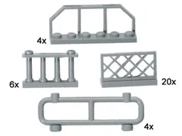 LEGO Gray Fences (10050)