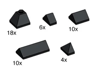 Black Ridge Roof Tiles de LEGO – photo du produit