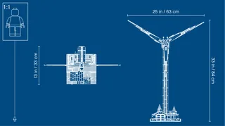 Vestas Wind Turbine fra LEGO – produktbillede 24 af 24