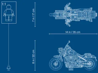 Harley-Davidson® Fat Boy® de LEGO – photo du produit 12 sur 12