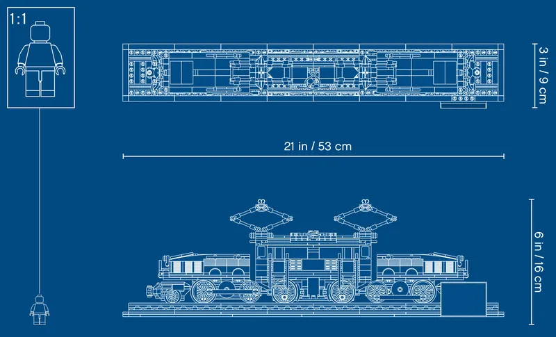 Crocodile Locomotive fra LEGO – produktbillede 19 af 19