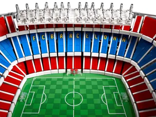 Camp Nou – FC Barcelona fra LEGO – produktfoto 5 af 12