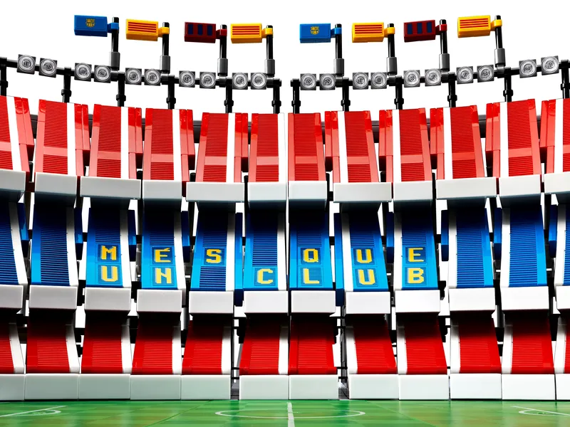 Camp Nou – FC Barcelona fra LEGO – produktfoto 7 af 12