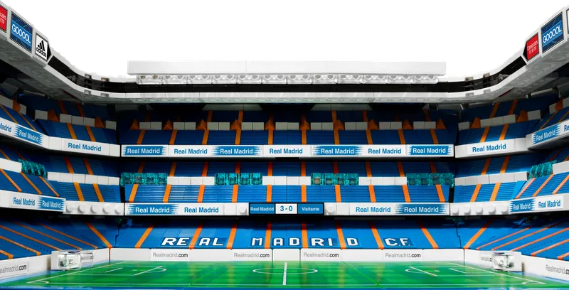 Real Madrid – Santiago Bernabéu Stadium fra LEGO – produktbillede 5 af 10