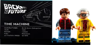 Back to the Future Time Machine von LEGO – Produktfoto 8 von 13