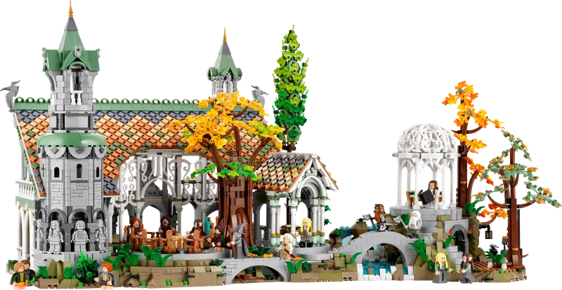 LEGO 10316 THE LORD OF THE RINGS: RIVENDELL detailbeeld voor de gids LEGO als investering: wat klopt er van de hype en wat niet?