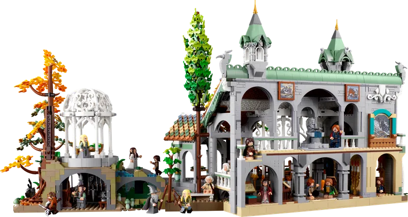 LEGO 10316 THE LORD OF THE RINGS: RIVENDELL detail image