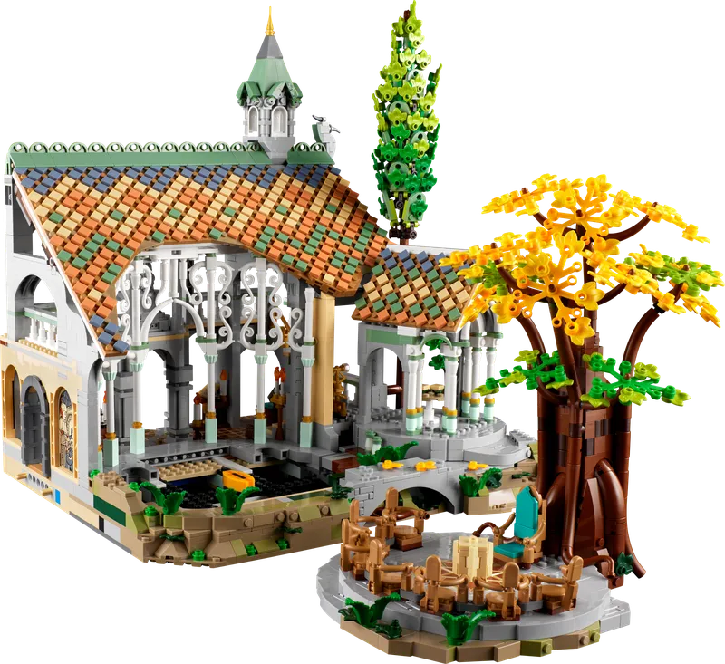 LEGO 10316 THE LORD OF THE RINGS: RIVENDELL detail image
