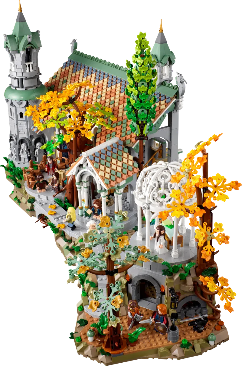 LEGO 10316 THE LORD OF THE RINGS: RIVENDELL detail image