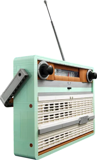 Retro Radio von LEGO – Produktfoto 5 von 11