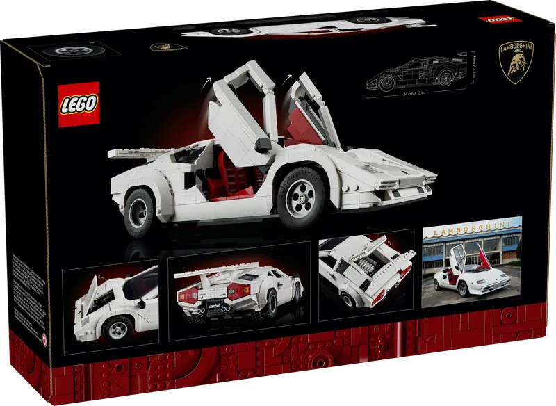 Lamborghini Countach 5000 Quattrovalvole från LEGO – produktbild 8 av 11