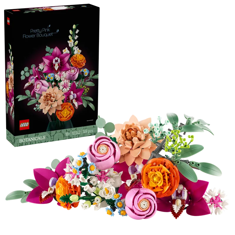 Pretty Pink Flower Bouquet fra LEGO – produktbillede 16 af 18