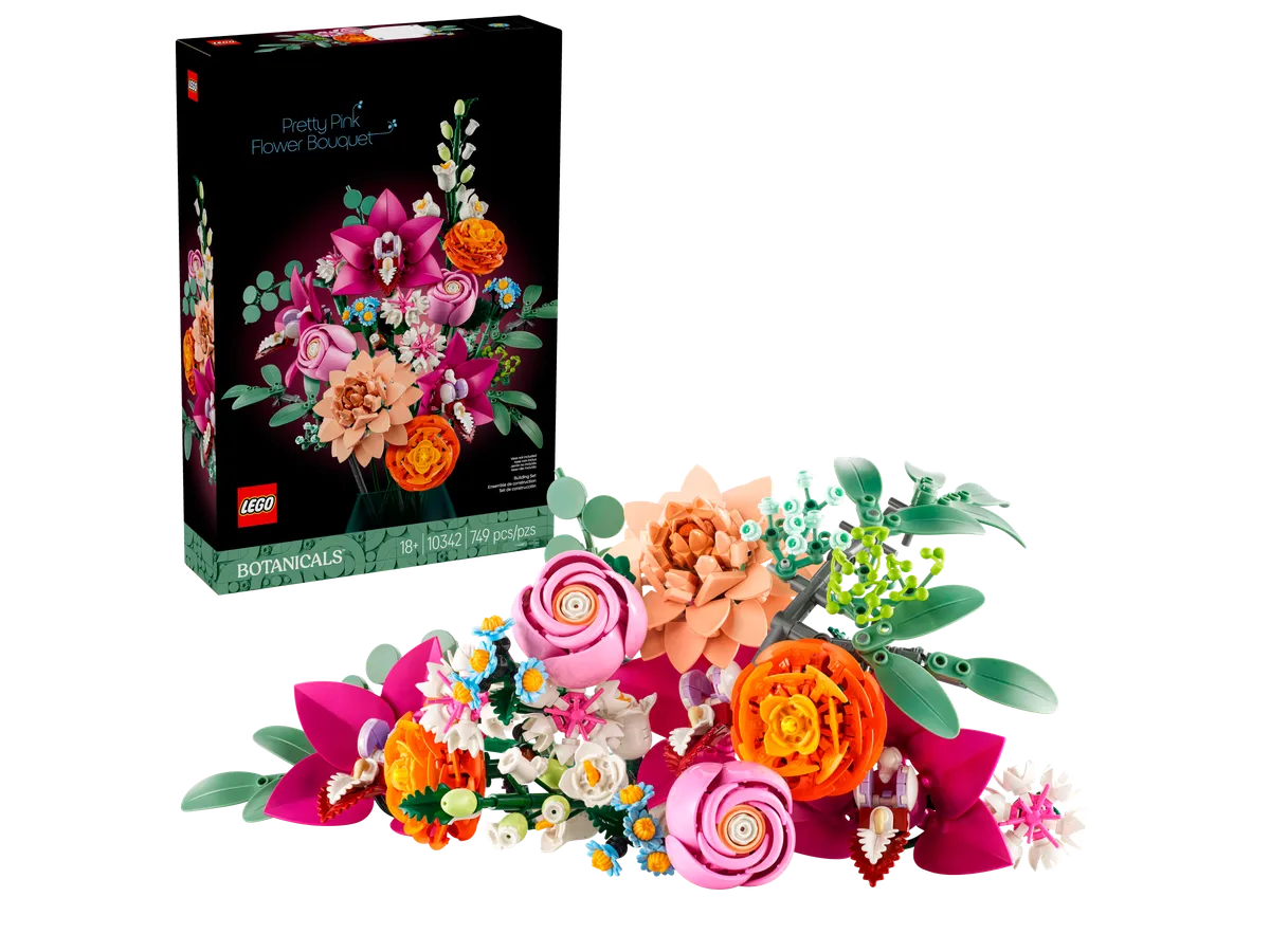 LEGO Pretty Pink Flower Bouquet (10342) - Bild 5