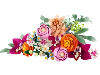 Pretty Pink Flower Bouquet fra LEGO – produktbillede 7 af 18