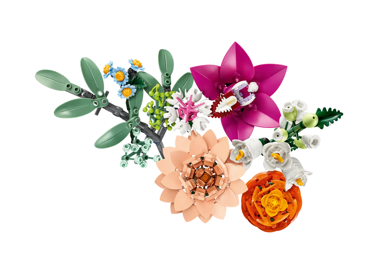 LEGO Pretty Pink Flower Bouquet (10342) - Bild 3