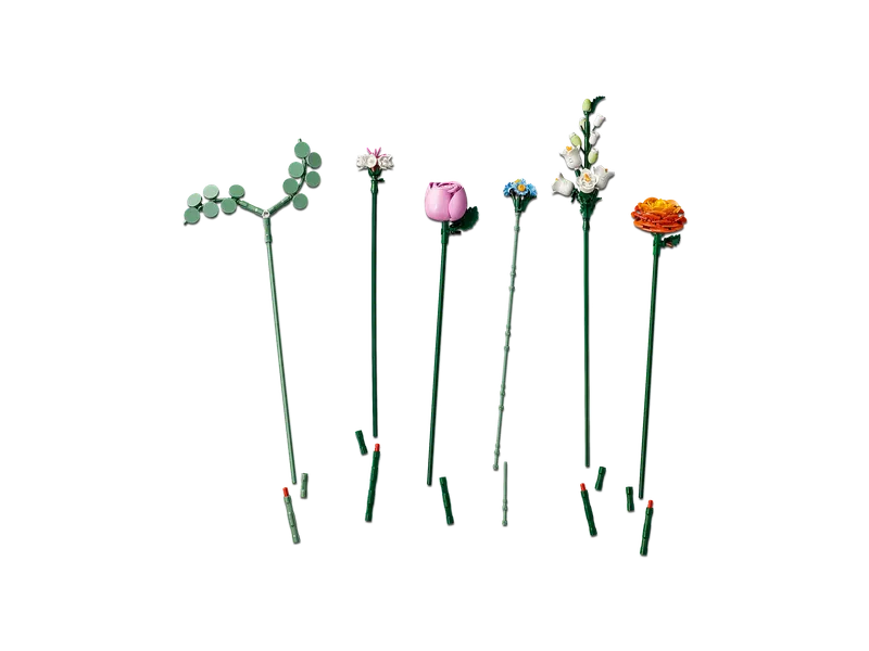 Pretty Pink Flower Bouquet fra LEGO – produktbillede 10 af 18