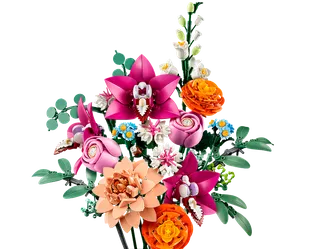 Pretty Pink Flower Bouquet fra LEGO – produktbillede 1 af 18