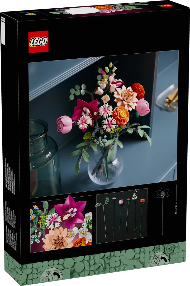 Pretty Pink Flower Bouquet fra LEGO – produktbillede 13 af 18
