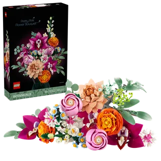 Pretty Pink Flower Bouquet fra LEGO – produktbillede 15 af 18