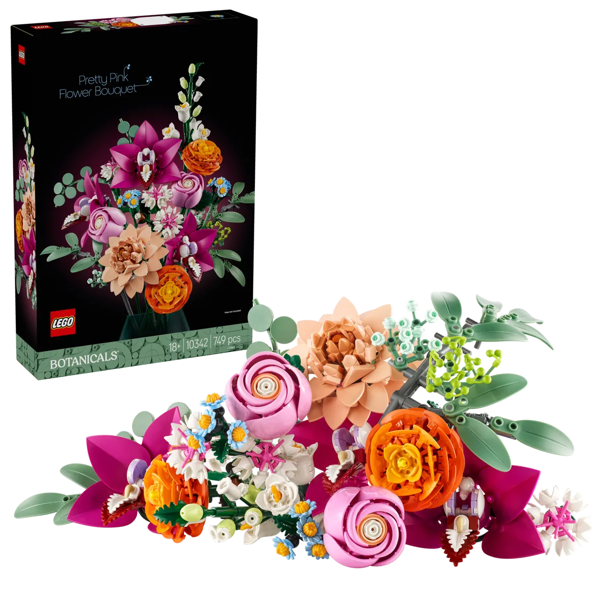 LEGO Pretty Pink Flower Bouquet (10342) - Bild 8
