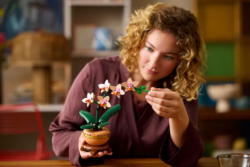 Miniorchidee van LEGO – productfoto 7 van 9