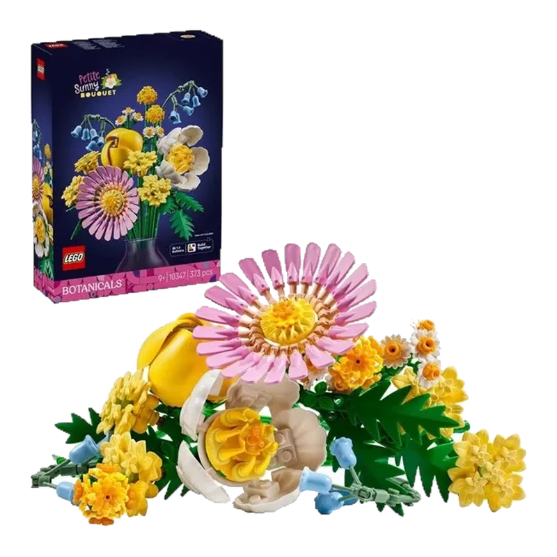 Een klein LEGO® boeket voor kinderen en lentefans