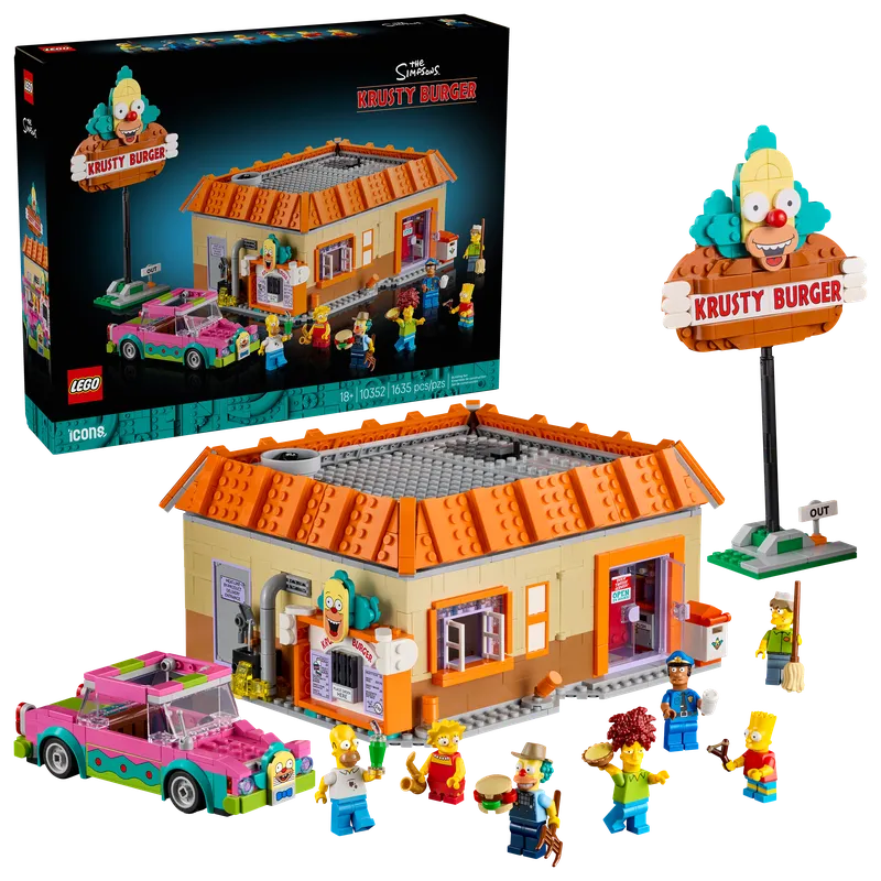 The Simpsons™: Krusty Burger från LEGO – produktbild 2 av 18