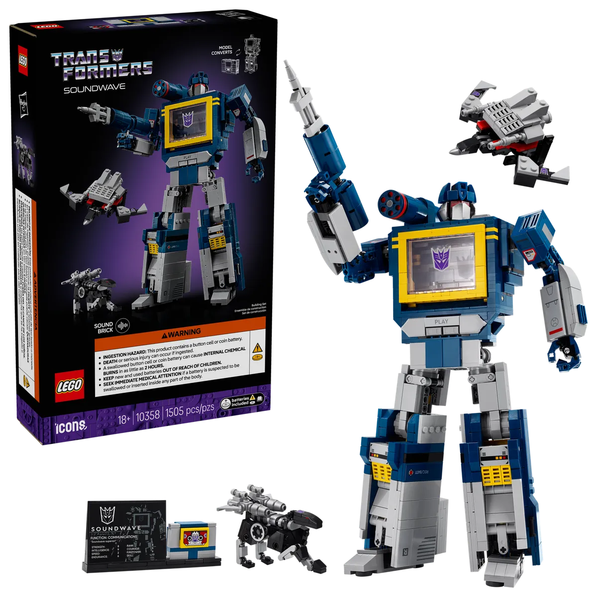 LEGO Transformers: Soundwave (10358) - image 6