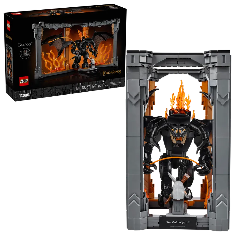 Boekensteun: The Lord of the Rings – Balrog™ van LEGO – productfoto 2 van 15