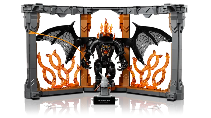 Boekensteun: The Lord of the Rings – Balrog™ van LEGO – productfoto 3 van 15