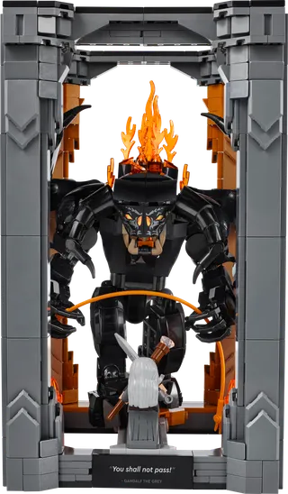 Boekensteun: The Lord of the Rings – Balrog™ van LEGO – productfoto 1 van 15