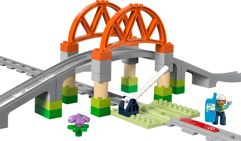 Train Bridge and Tracks Expansion Set