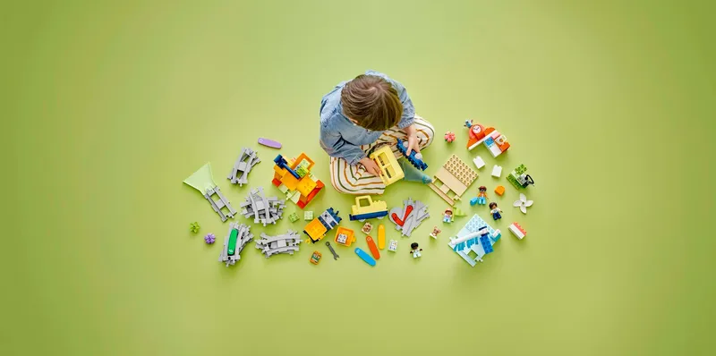 Grote interactieve buurttrein van LEGO – productfoto 10 van 11