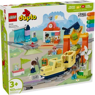 Grote interactieve buurttrein van LEGO – productfoto 2 van 11