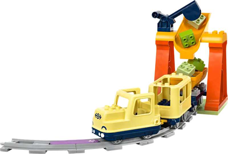 LEGO 10428 Big Interactive Community Train detailbeeld van de interactieve laadfunctie