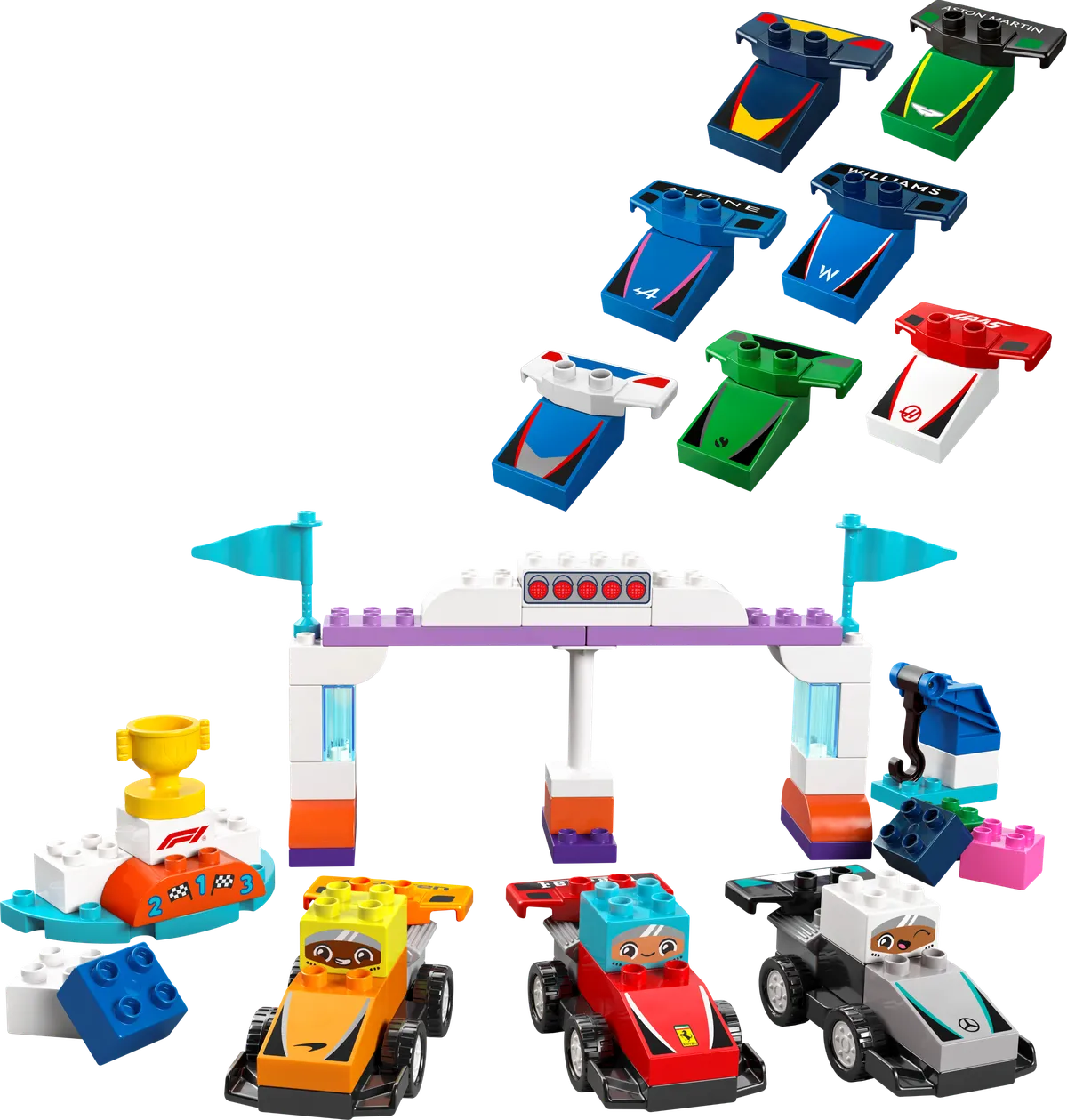 LEGO F1® Team Race Cars & Drivers (10445)