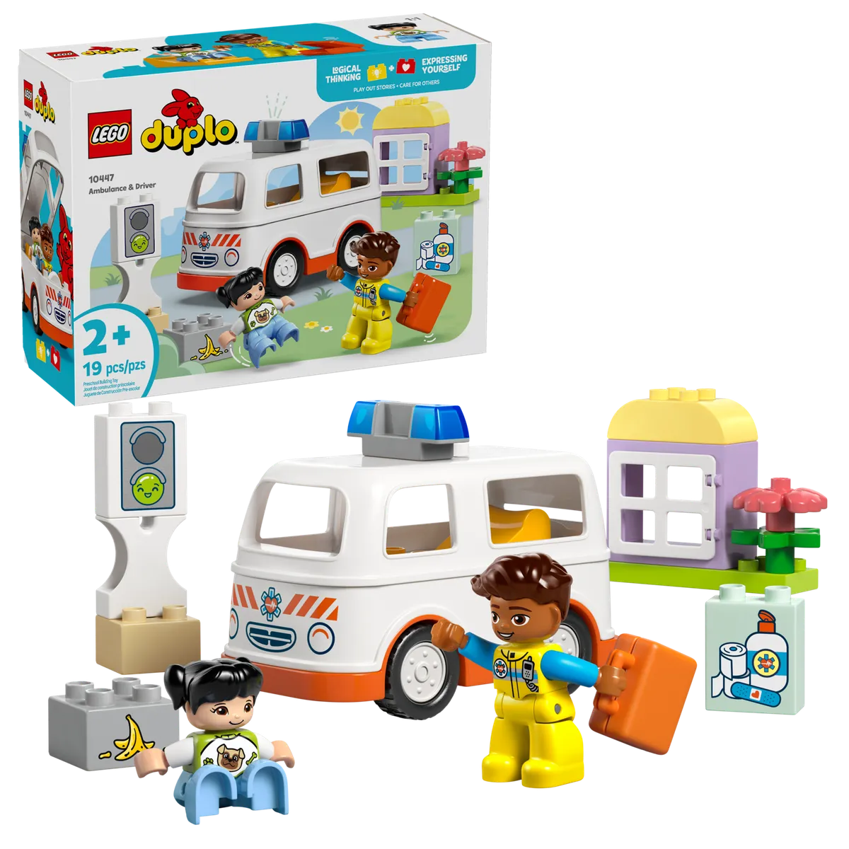 LEGO Ambulance & Driver (10447) - afbeelding 1