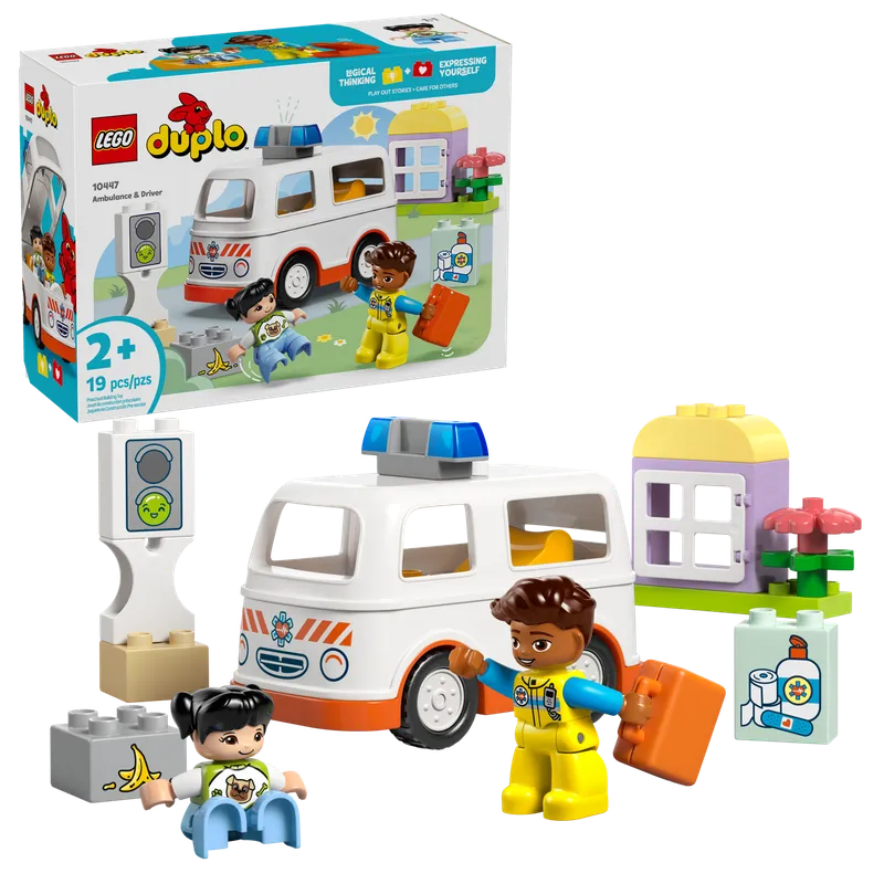 Ambulance & Driver fra LEGO – produktbillede 2 af 9