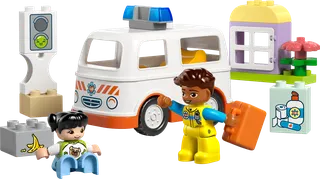 Ambulance & Driver fra LEGO – produktbillede 1 af 9