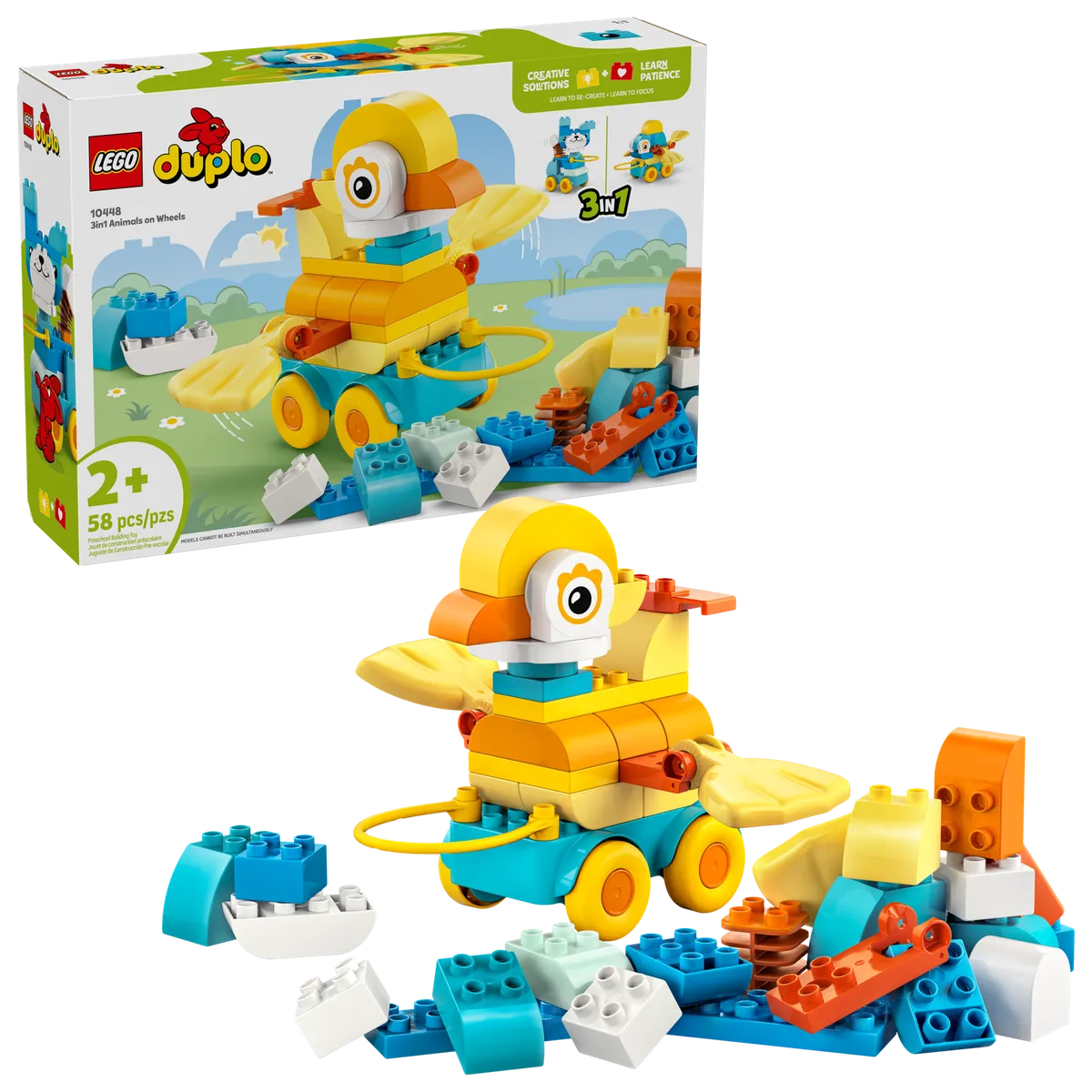 LEGO 3in1 Animals on Wheels (10448) - afbeelding 1