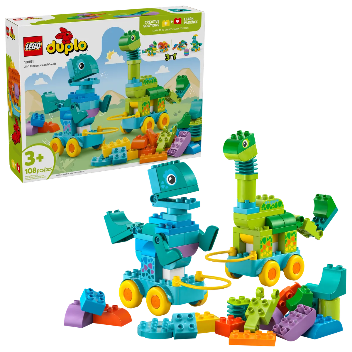 LEGO 3in1 Dinosaurs on Wheels (10451) - Bild 4
