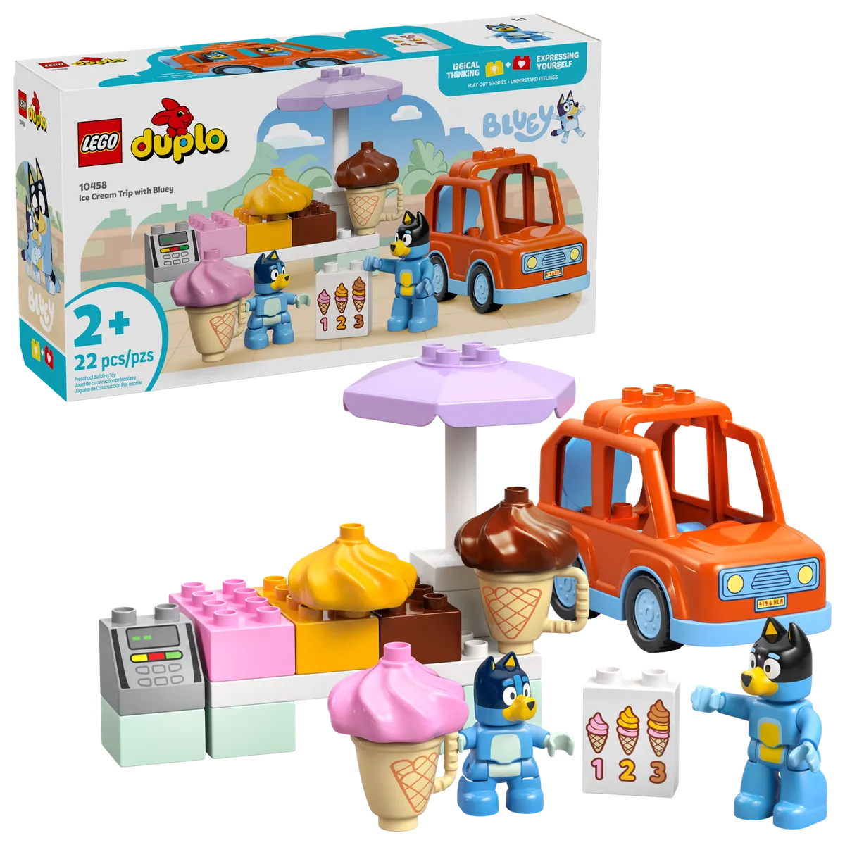 LEGO Ice Cream Trip with Bluey (10458) - afbeelding 2