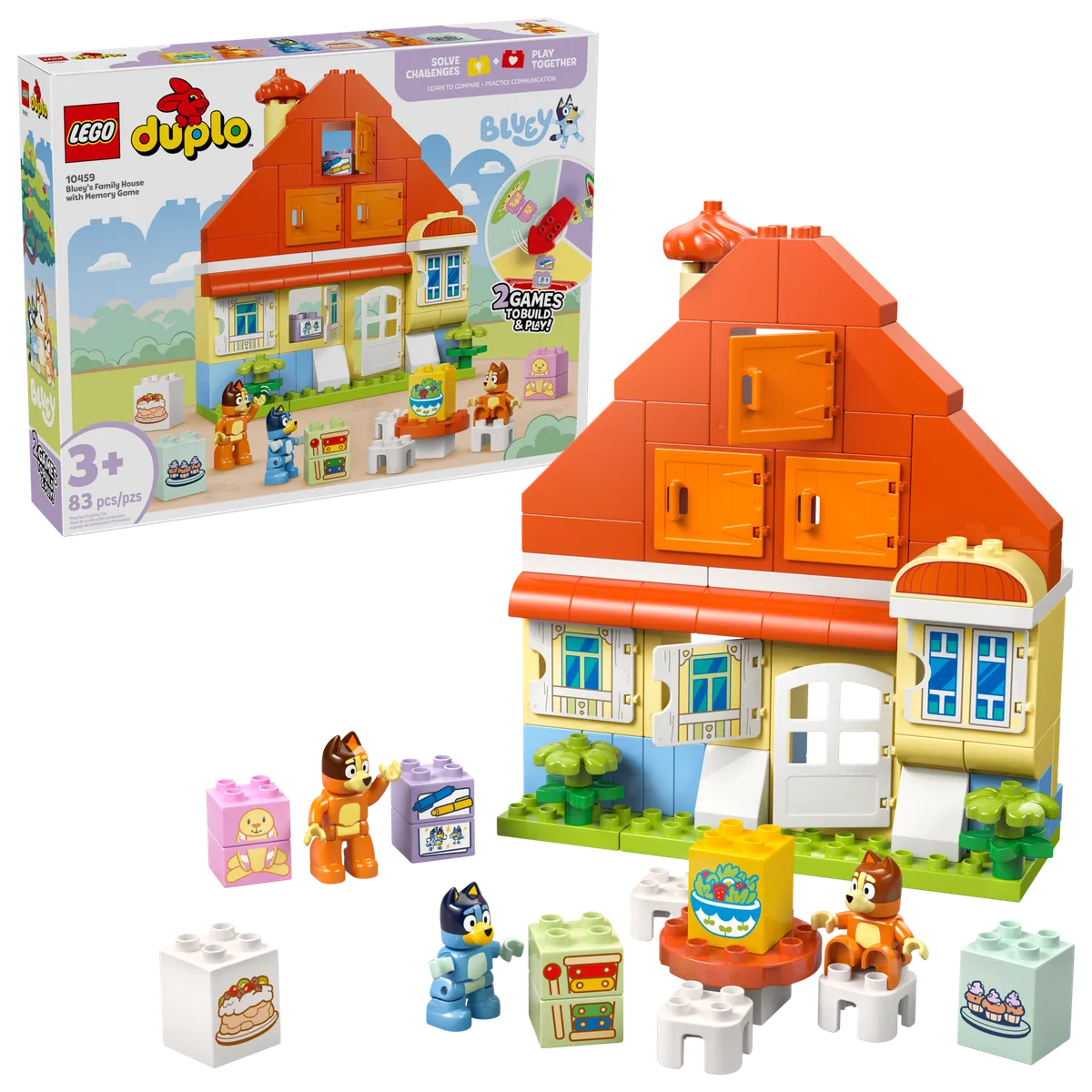 LEGO Bluey's Family House with Memory Game (10459) - Bild 4