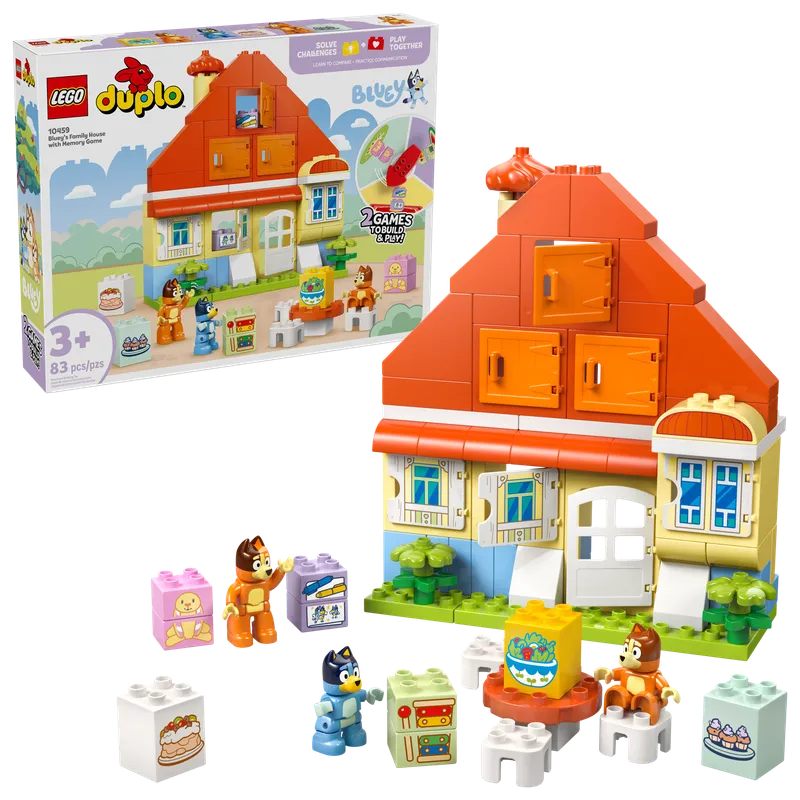 Bluey's Family House with Memory Game från LEGO – produktbild 2 av 10