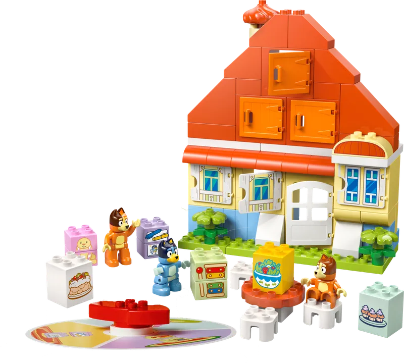 Bluey's Family House with Memory Game