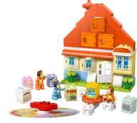 Huis van Bluey en haar familie met geheugenspel - Afbeelding 1 van 10